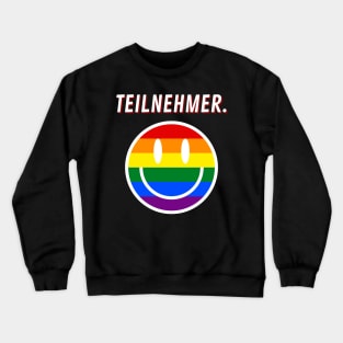 Smile Techno Teilnehmer Psy Party Feier swag witzig Crewneck Sweatshirt